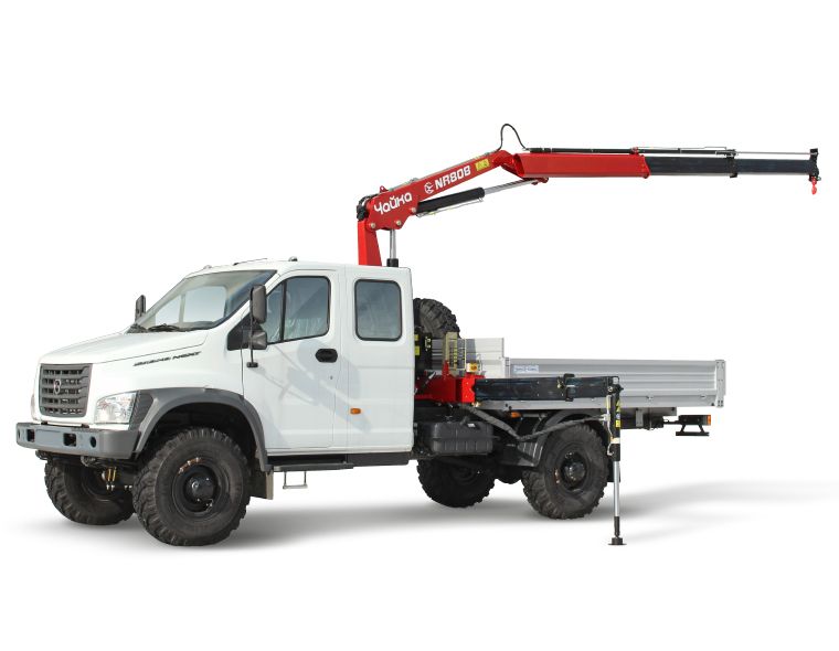 Кран-манипулятор ГАЗ-С42A43 Садко Next с КМУ NR808 2S