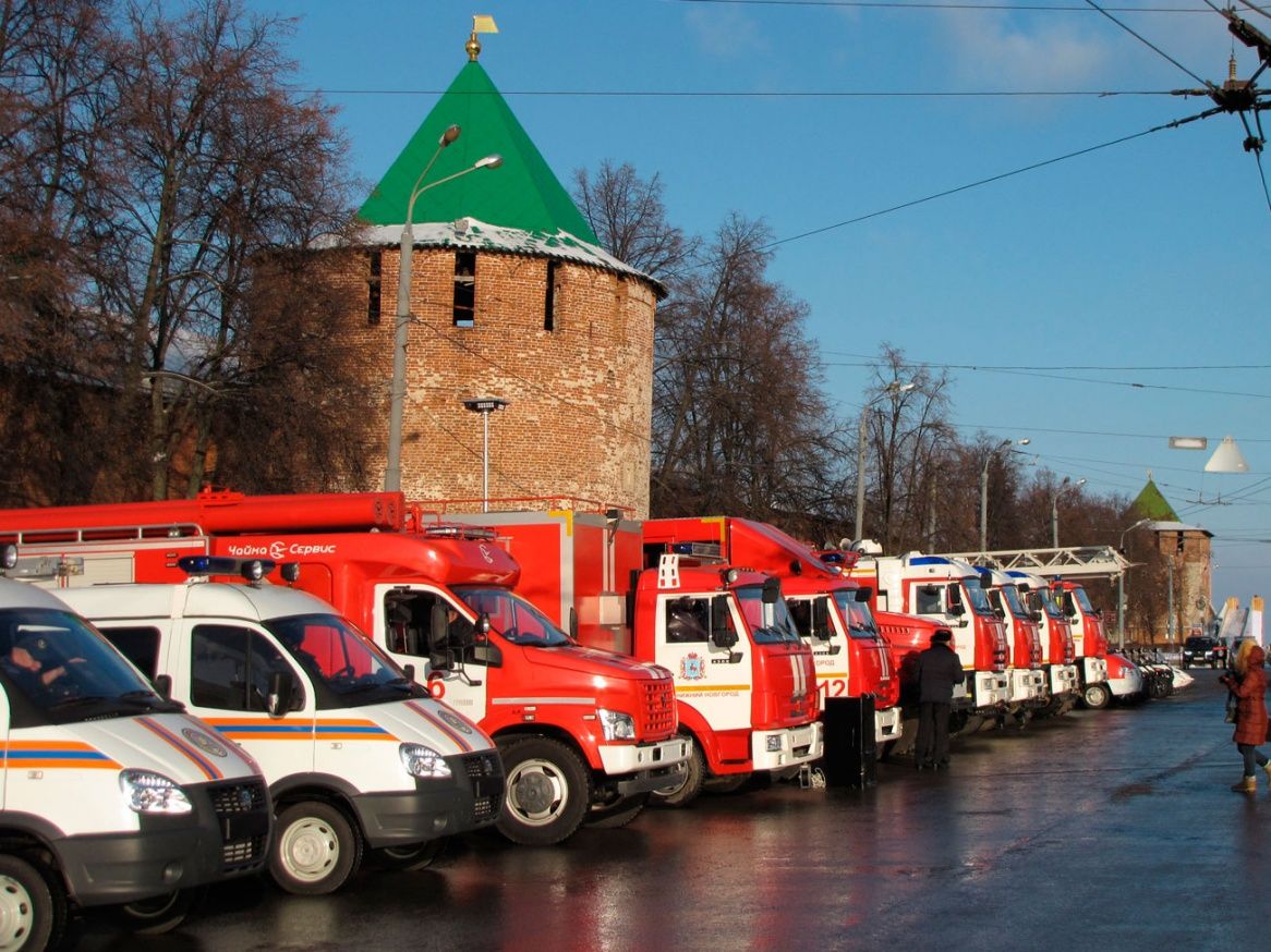 Нижегородским спасателям вручили пожарную технику АЗ «Чайка-Сервис»